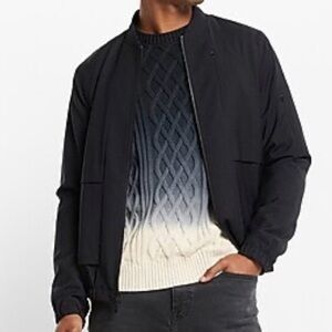 Men's Black bomber jacket